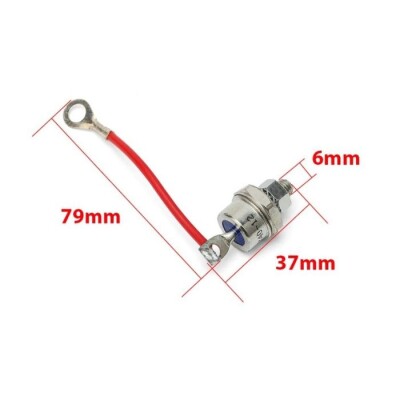 ZX40-12 40A 1200V Wired Metal Screw Diode - Cathode - 2