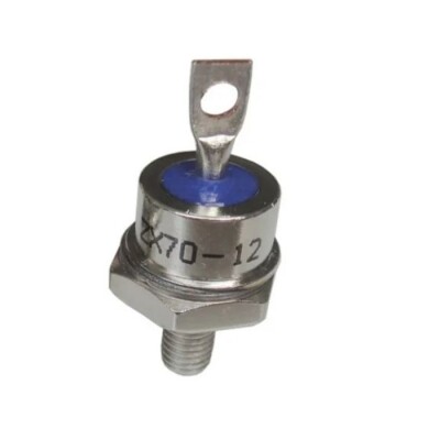 ZX70-12 70A 1200V Metal Screw Diode - Cathode - 1