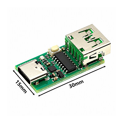 ZY12PDN Type-C PD2.0/PD3.0 9V/12V/15V/20V Fast Charge Trigger Module - with USB Output - 3